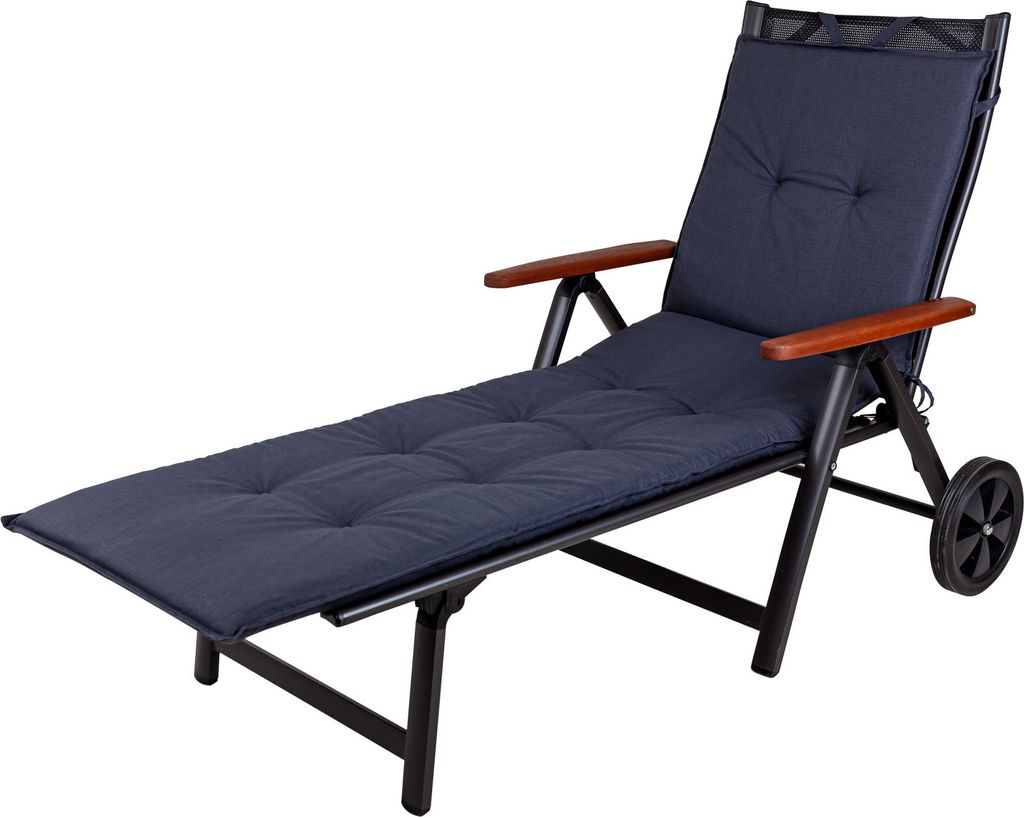 Auflage Rollliege Rustico 50431-701 anthrazit 192x56x5 cm Produktbild 