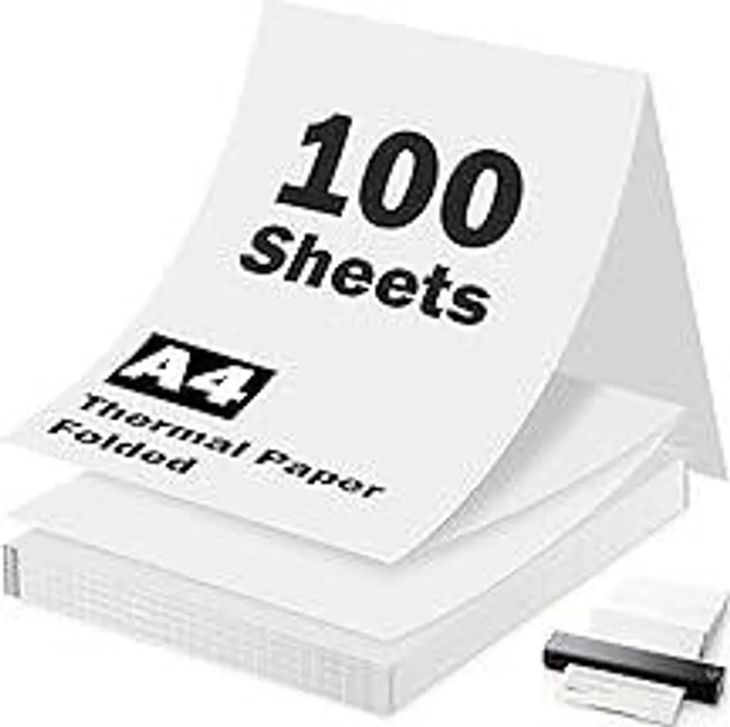 Carta Termica A4 Alta Definizione 100 Fogli - Compatibile Phomemo/Itari