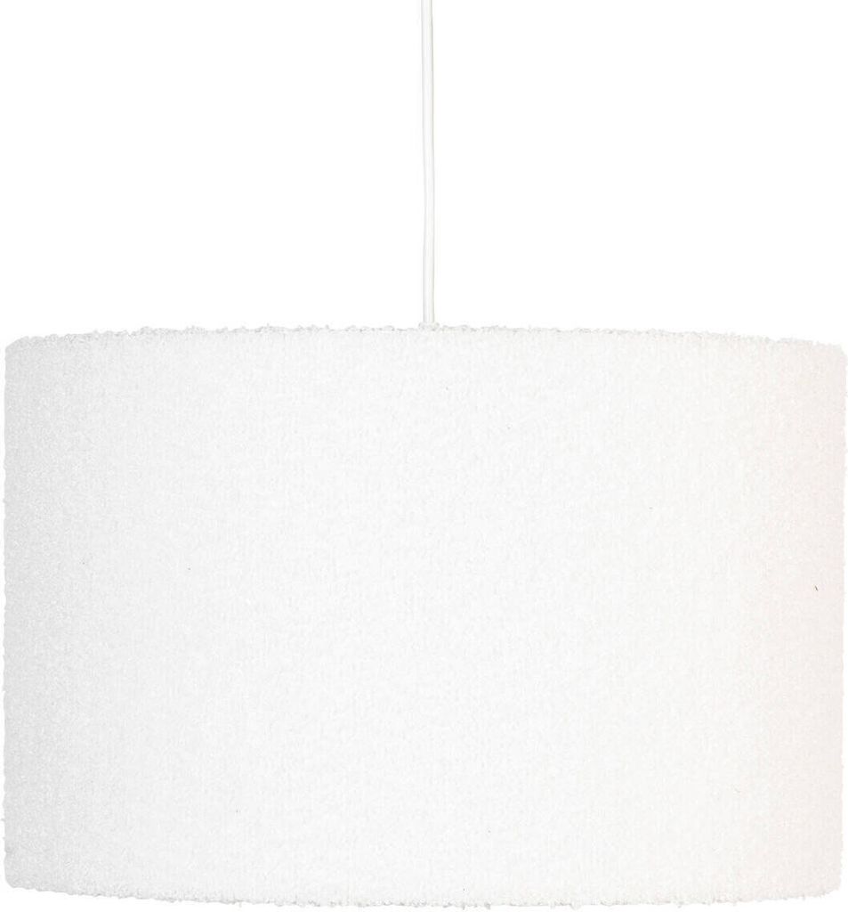 Hängelampe TINA, Bouclé Lampenschirm, Ø 37 cm Produktbild 1