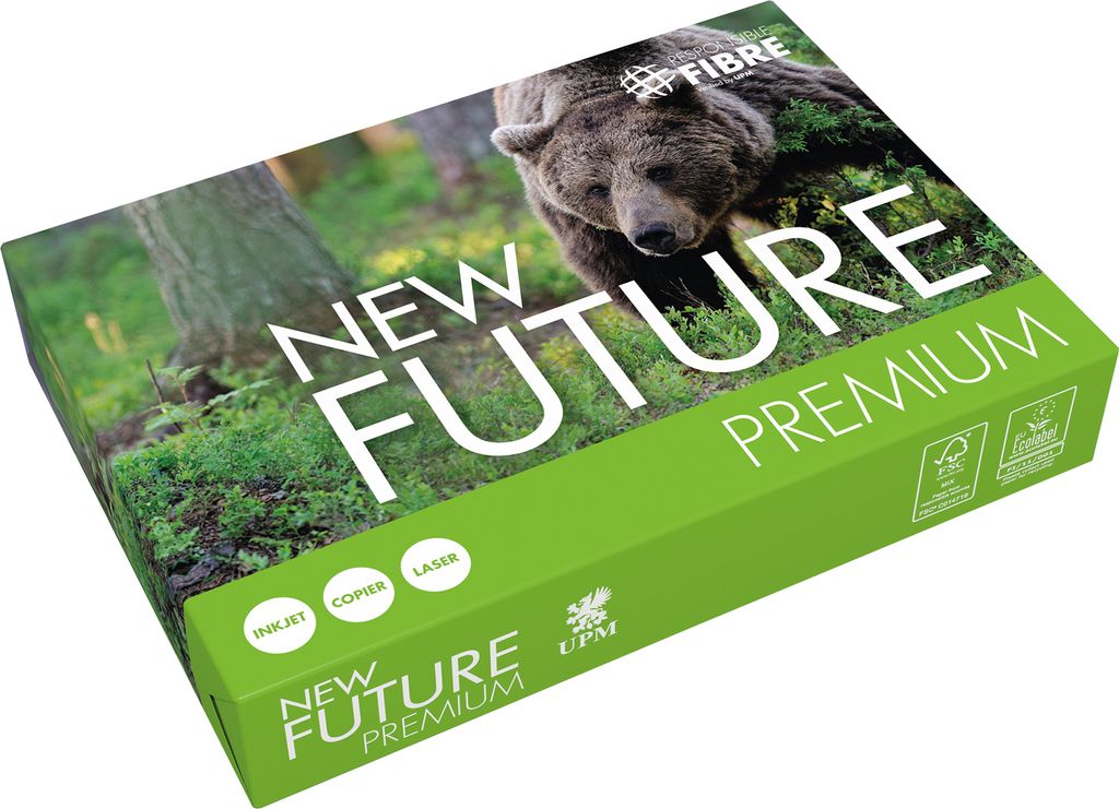 New Future Kopierpapier Premium 9517A80S DIN A4 80g 500 Bl./Pack.