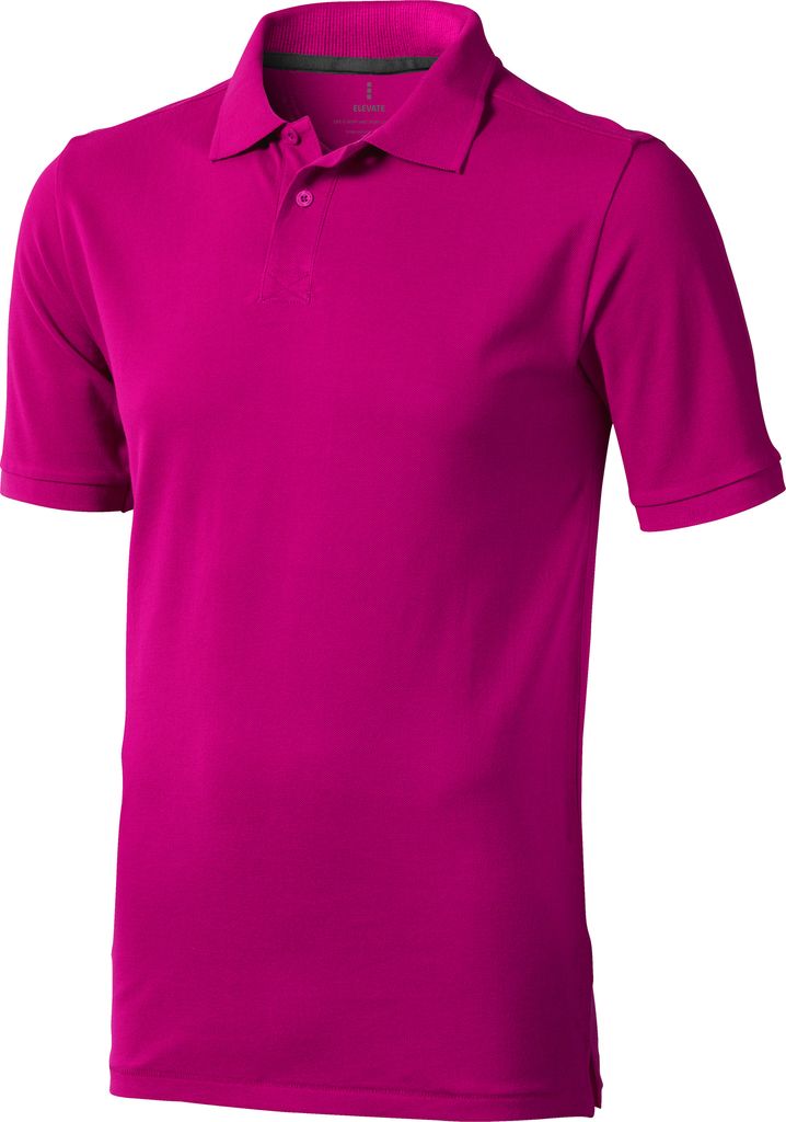 Elevate Herren Poloshirt Calgary, kurzärmlig PF1816 (L) (Pink)