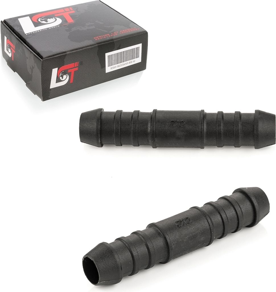 2x Schlauchverbinder Polyamid PA Benzin ölbeständig 12 mm für OPEL VOLVO SAAB