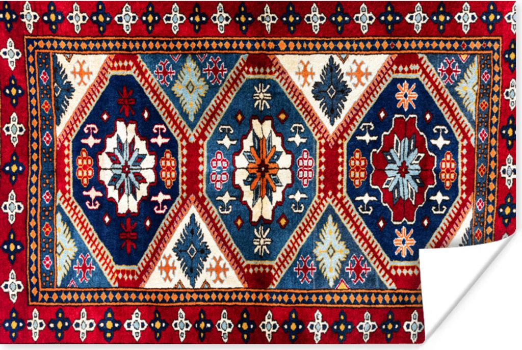 MuchoWow Poster Teppich - Muster - Vorleger 120x80 cm - Bilder