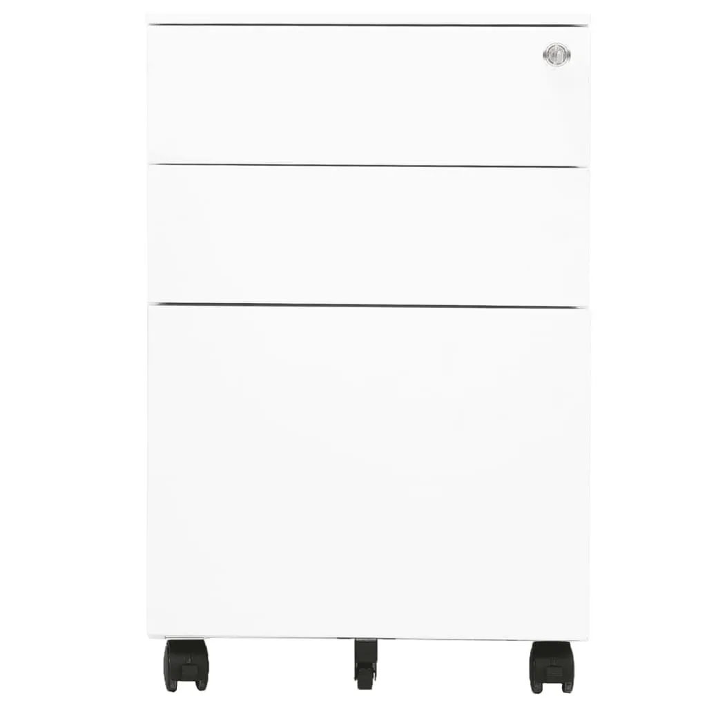Libérez votre bureau avec cette armoire acier à dossiers sur roues