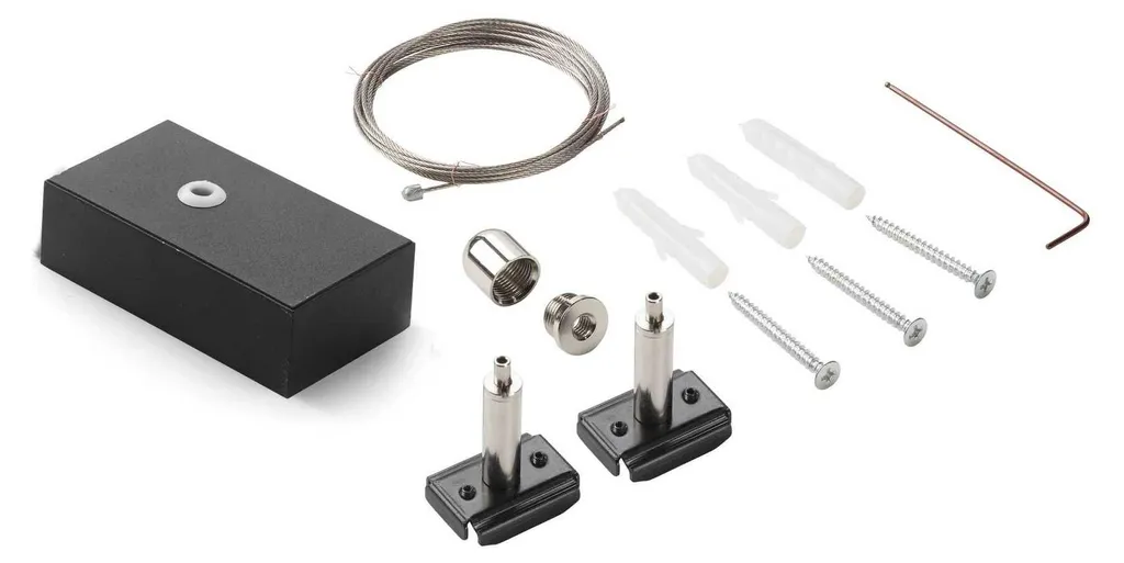 Fixation suspension Ego Ideal Lux 276328 pour plafond haut avec câble