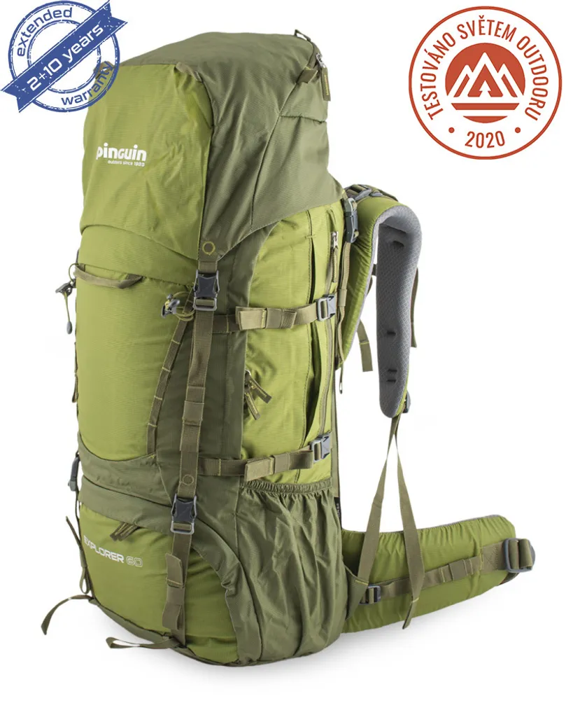 Penguin Explorer 60 Bleu : Sac à dos Technique avec Dos Ventilé Ergonomique - 16