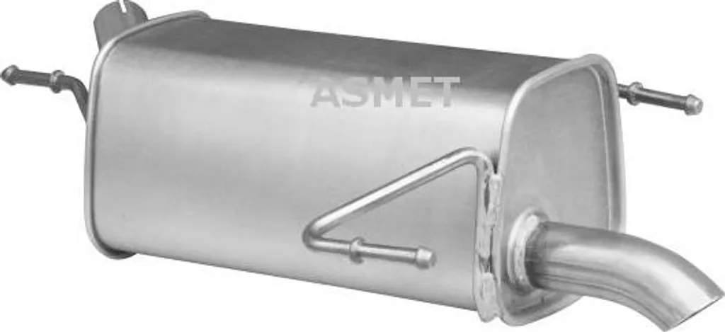 Réparer échappement Corsa C - Silencieux arrière ASMET 5171 OE 5852554