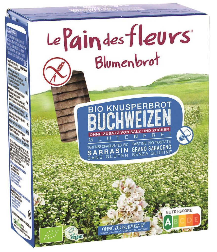 Le Pain Des Fleurs Knusprige Buchweizen-Schnitten, 150 g, Zdjęcie produktu 