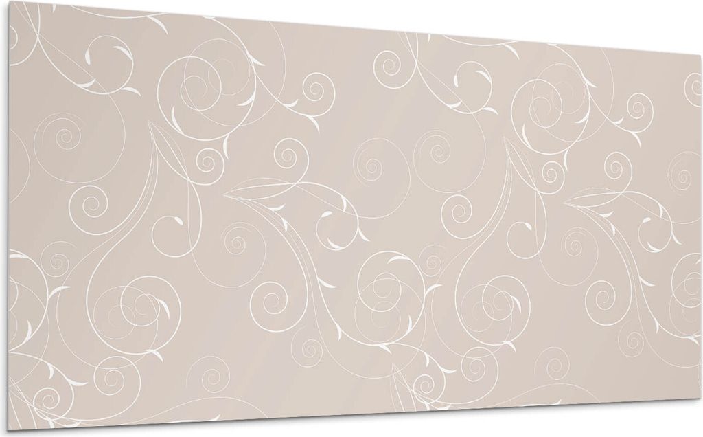 Zarte Spiralen Und Blätter – Selbstklebende Fliesen – Wandverkleidung – Wandpaneel – PVC Fliesen – Vinylflisen – PCV Flisen – Selbst...