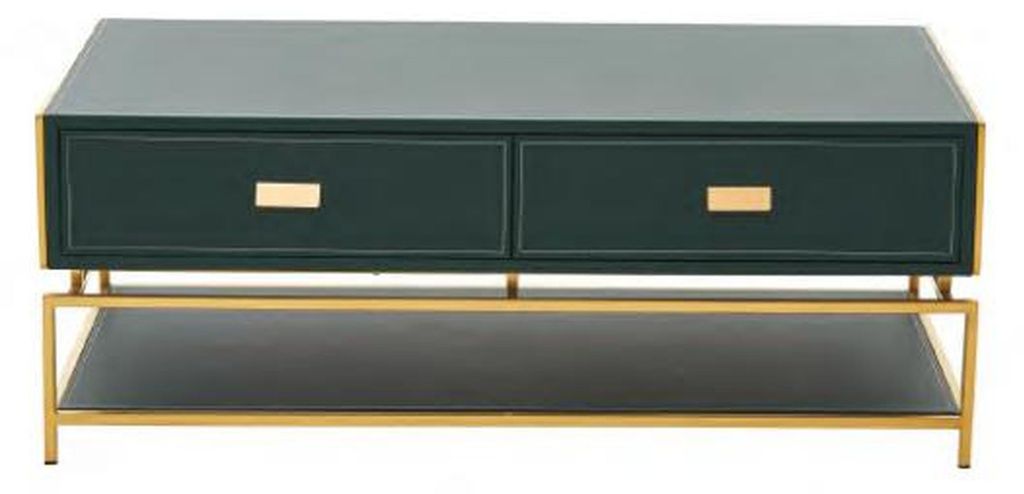 Wohnzimmer Couchtisch Luxus Design Stil Modern Couchtische Holz Grün