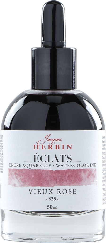 Jacques Herbin 4x Aquarelltine Éclats, Flakon 50ml - Altrosa 16325T