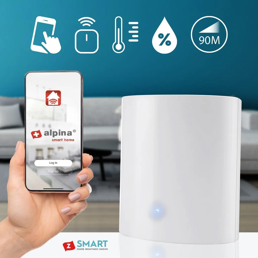 Capteur Zigbee pour surveillance température et humidité bébé