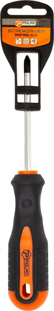 Kreuzschlitzschraubendreher PH2 x 100 Cr-V Polax