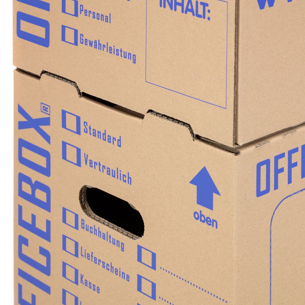 10 x Officebox® Archivbox Ordnerkarton Archivkarton Produktbild 8