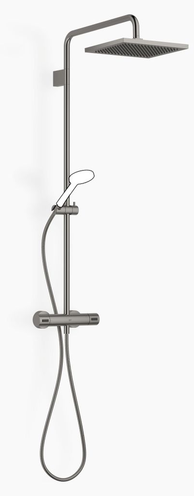 Dornbracht Showerpipe mit Brause-Thermostat ohne Handbrause, Ausladung Standbrause 450mm, Kopfbrause 300x240mm, 34459980-99