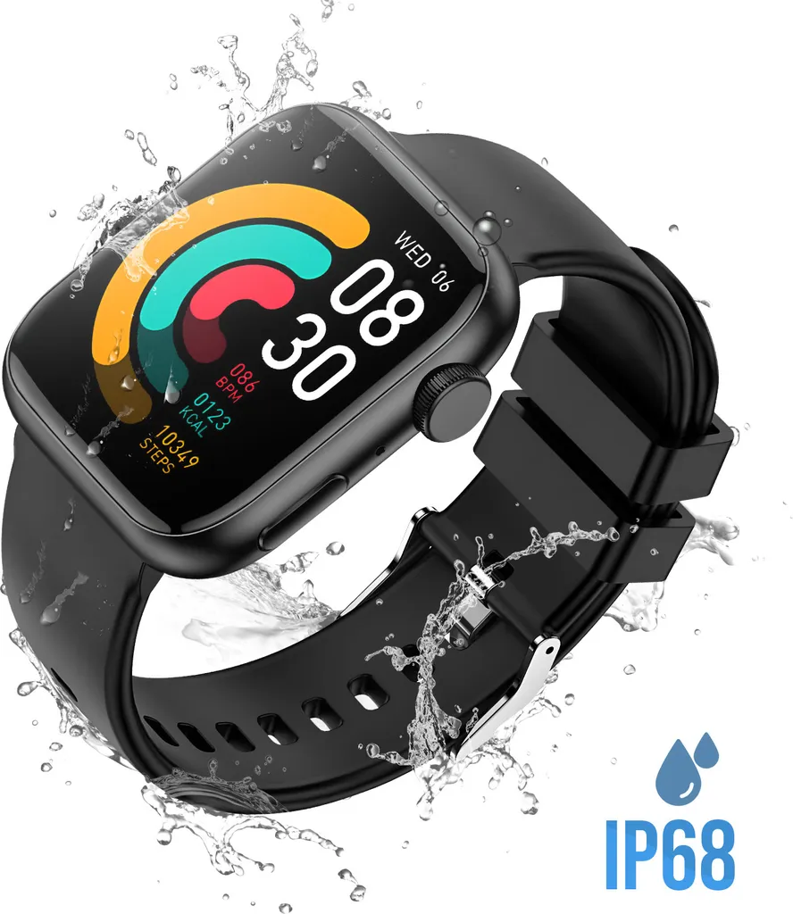 Smartwatch Donna e Uomo Forever IGo Watch 3 JW-500 Nero | Elegante e Smart - 6