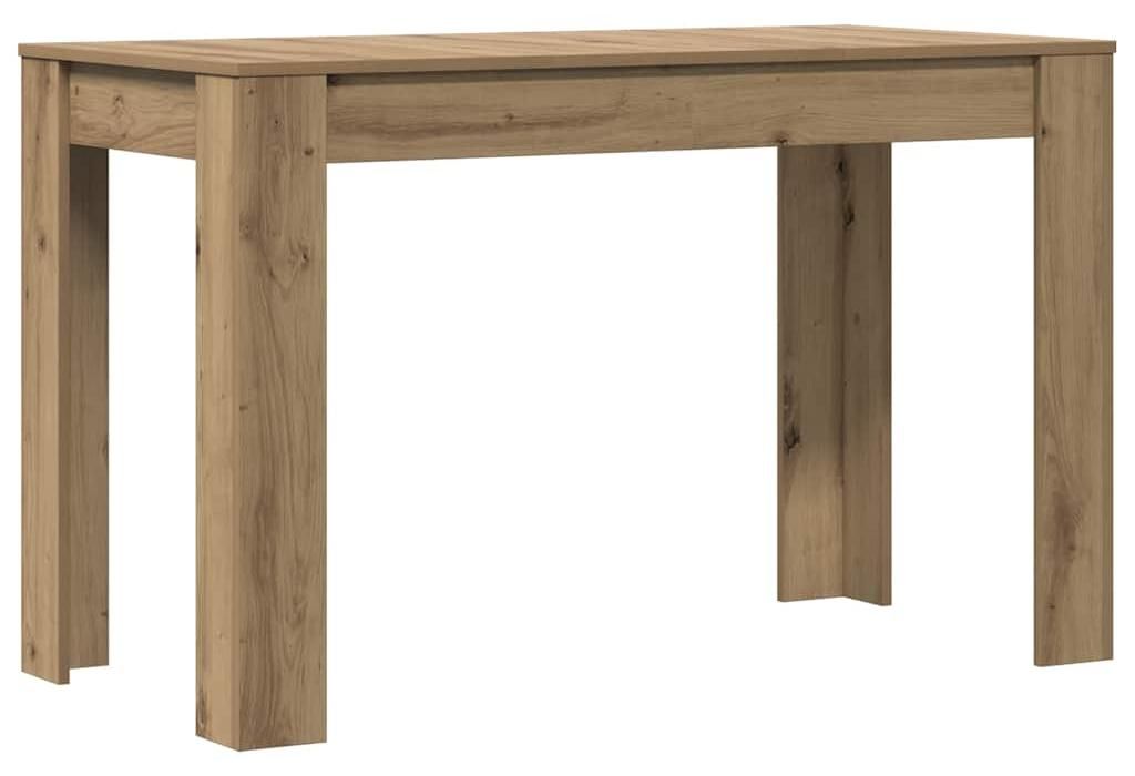 vidaXL Tavolo da pranzo Artisan oak 120x60x76 cm materiale Immagine del prodotto 