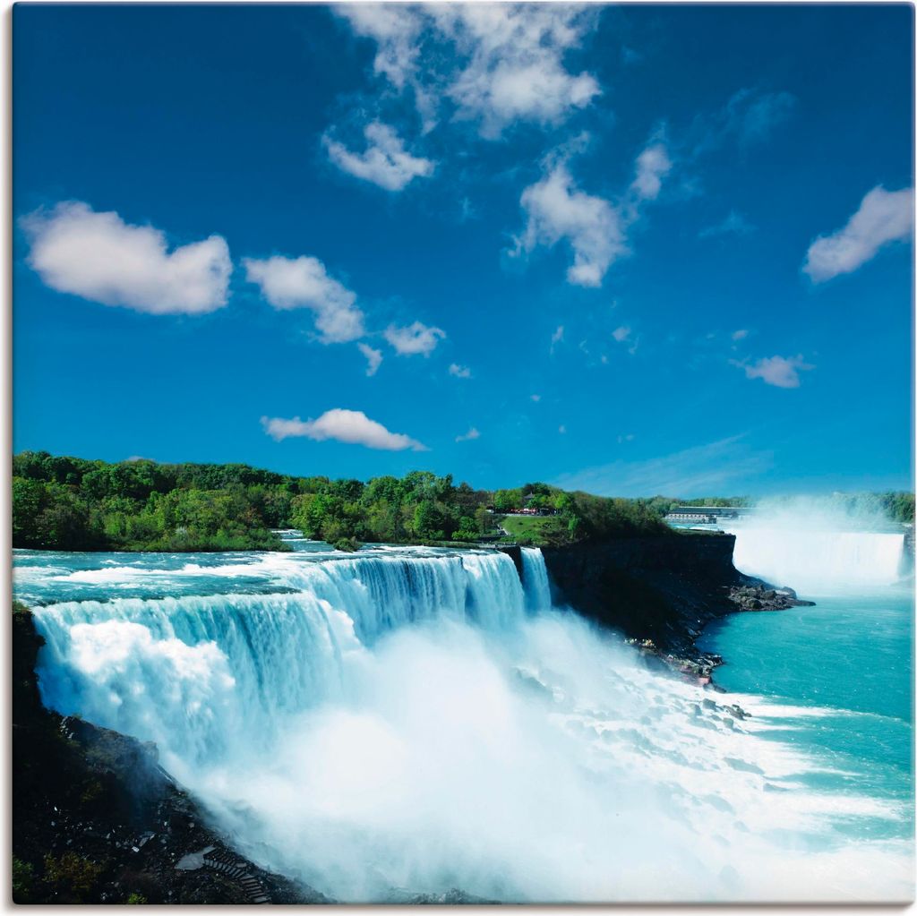ARTland Leinwandbild Niagara Größe: 100x100 cm