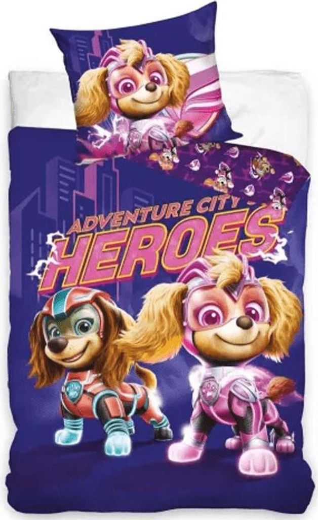 PAW Patrol Bettbezug Skye lila 140 x 200 cm - 70 x 90 cm