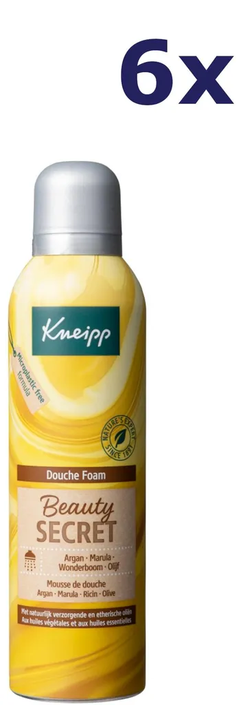 Mousse de Douche Kneipp Beauty Secret 200ml - Pack de 6 Soins Corps