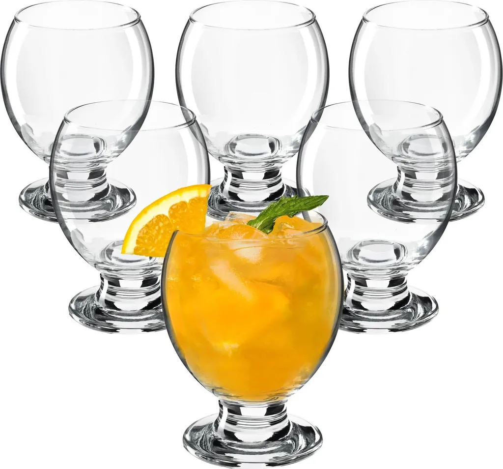 Set 6 Bicchieri Dessert Marroni 280ml - Ideale per Party e Buffet - 2