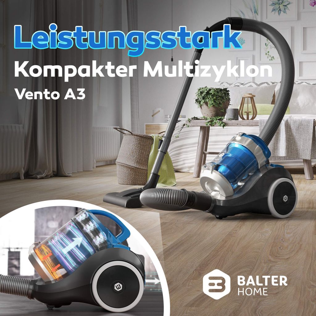 Balter Vento A3 Staubsauger beutellos, 850W hohe Produktbild 3