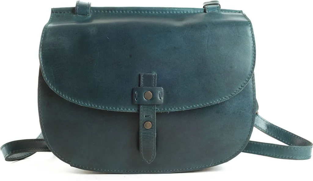 Borsa Uomo/Donna Harold's Aberdeen Petrolio | Tracolla in Cuoio