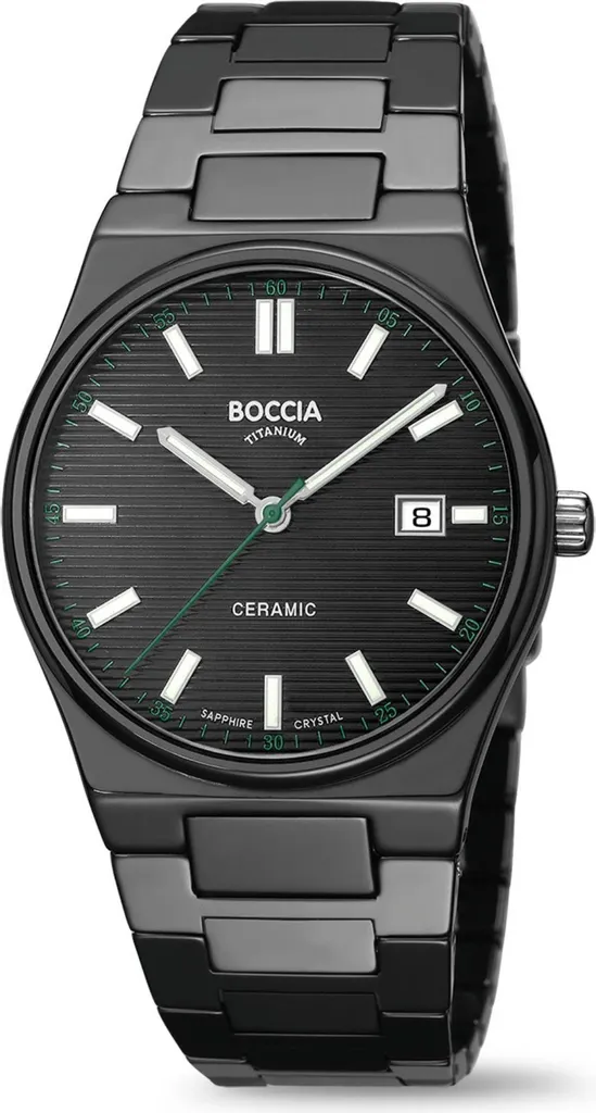 Montre Boccia 3675-01 titane et céramique idéale pour costume ou sport