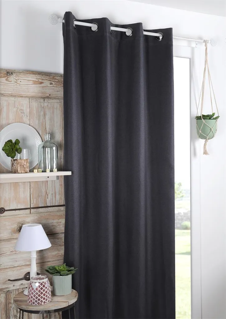Tenda Semitrasparente STOF Copenhague 140x260 Antracite | Chic Home - 2