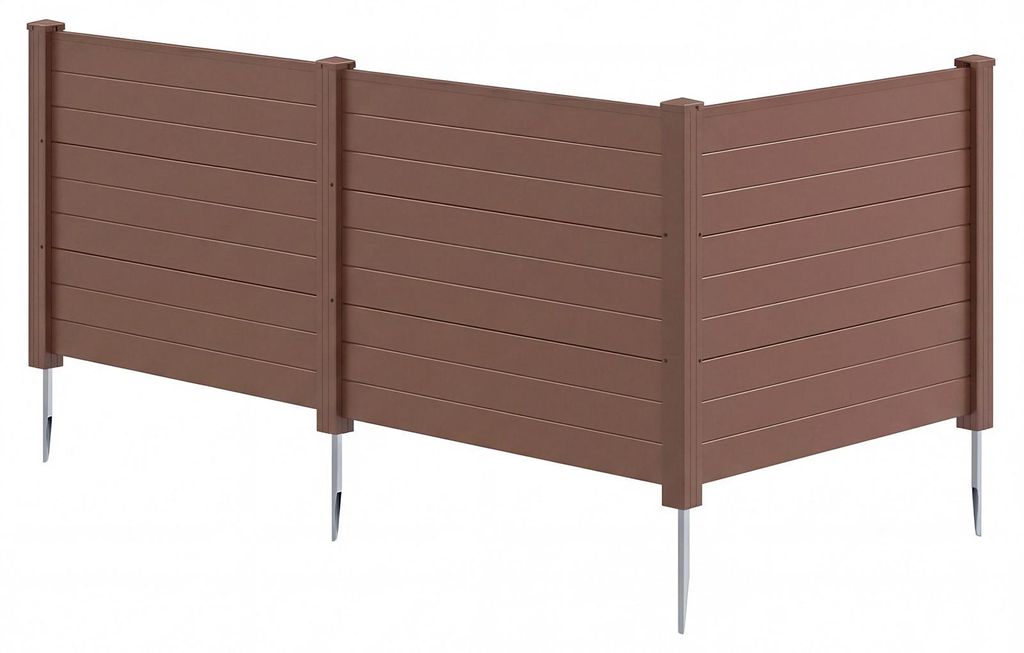 COSTWAY 3-częściowe ogrodzenie ogrodowe 122 x 95 cm, Zdjęcie produktu 