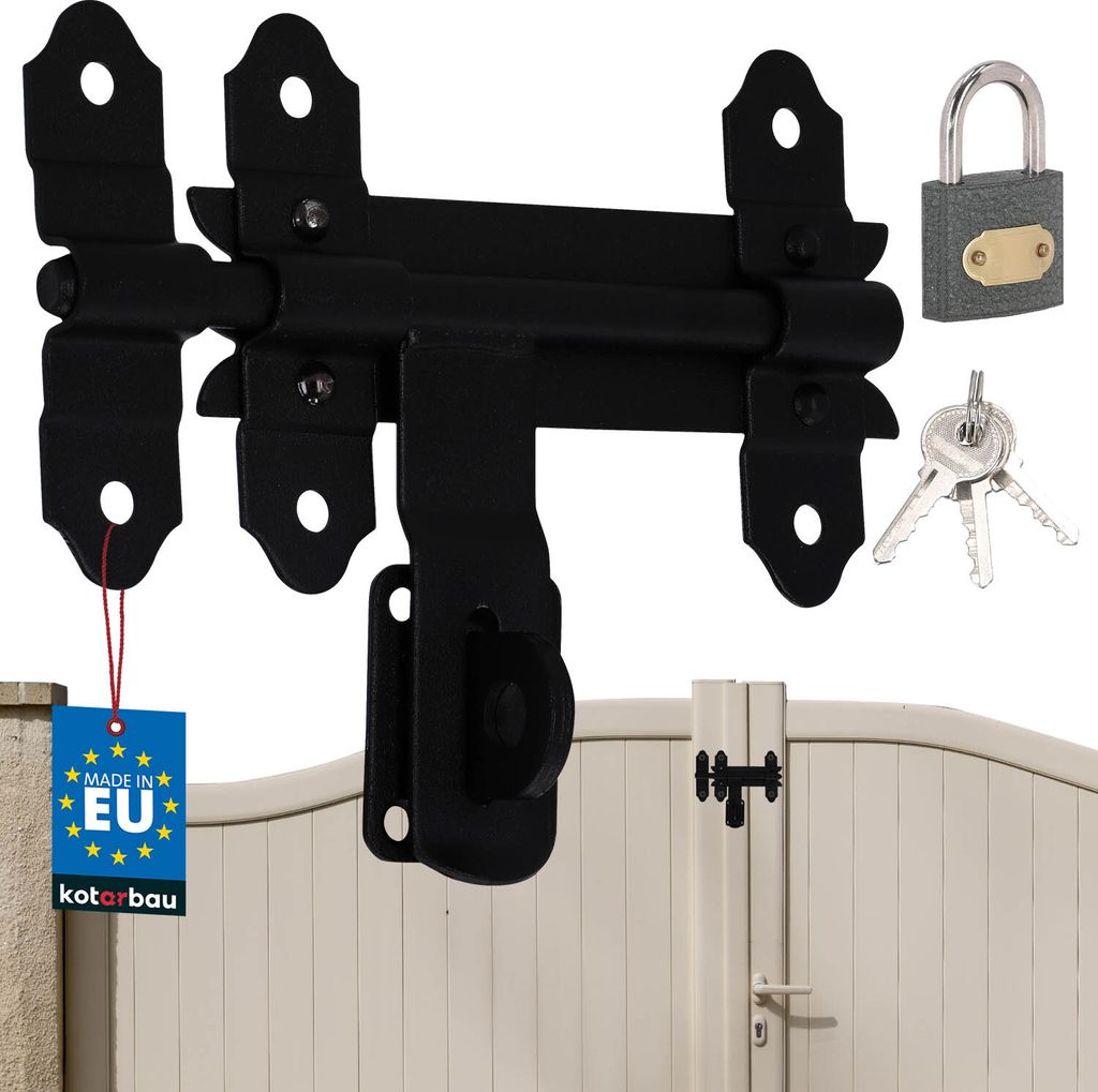 KOTARBAU® Catenaccio con lucchetto 150 mm catenaccio per Immagine del prodotto 