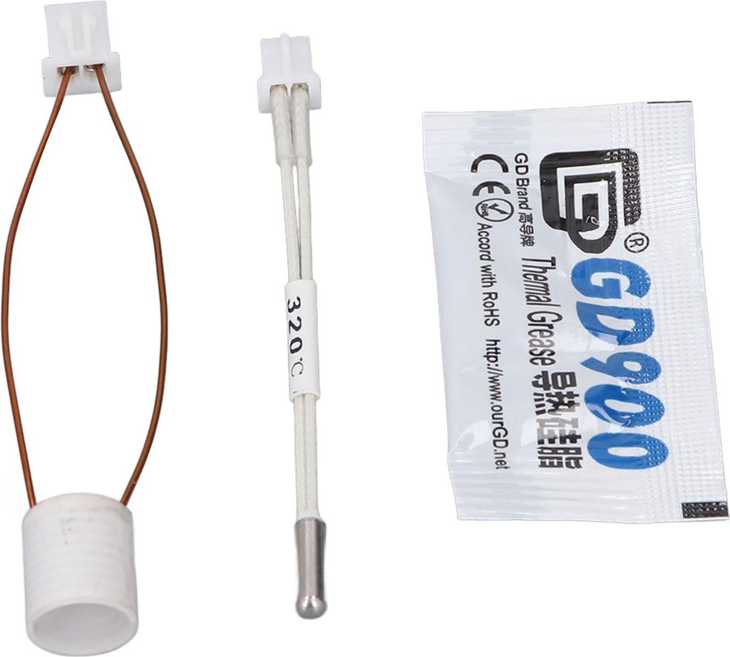 Keramik-Heizung Thermistor Kit 3D-Drucker Heizring und Thermistor Draht für K1 K1C K1 Maximum
