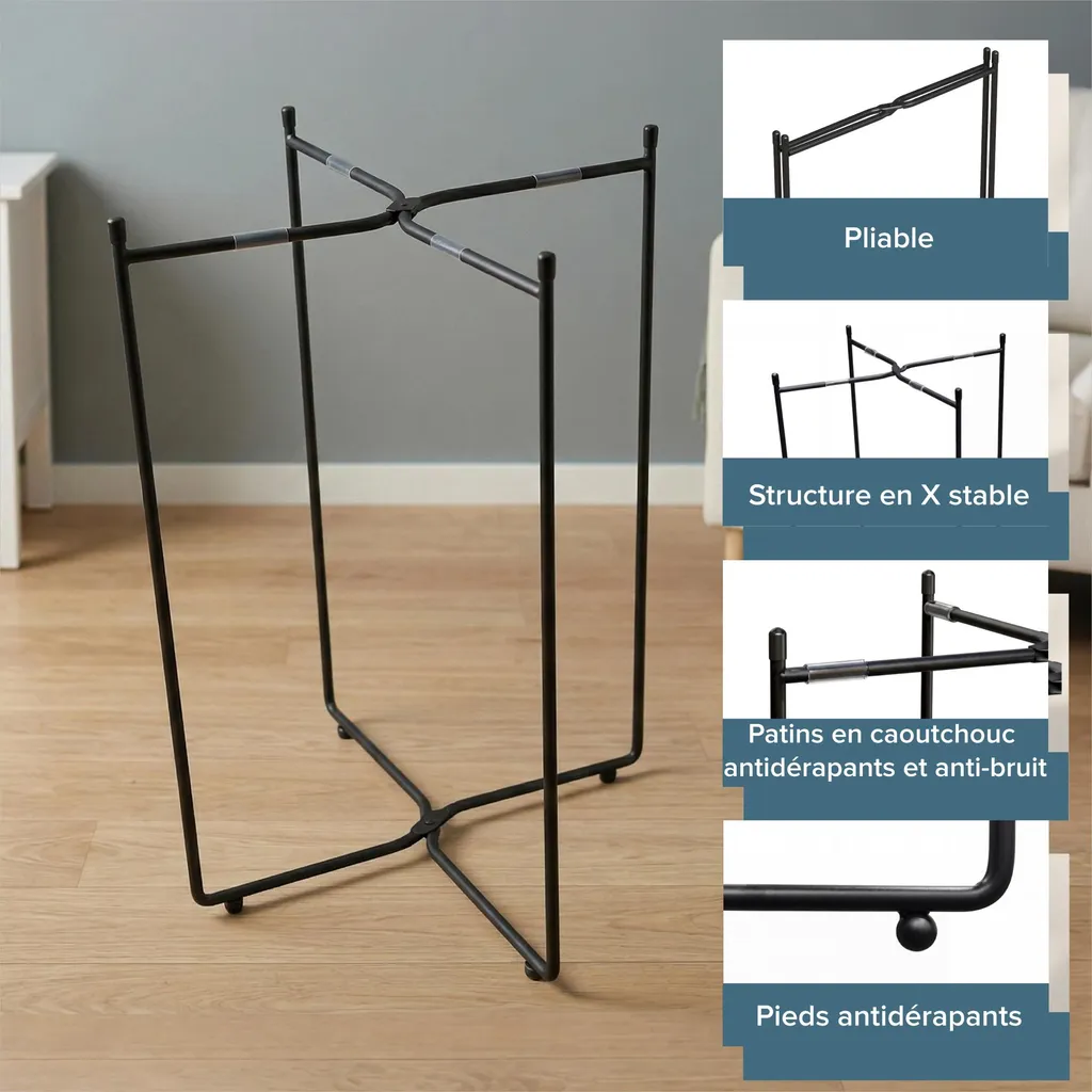 Table Basse de Jardin et Salon, Meuble d'Appoint Pliable Multifonction