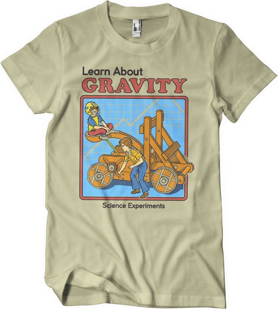 Learn About Gravity T-Shirt - X-Large - Khaki