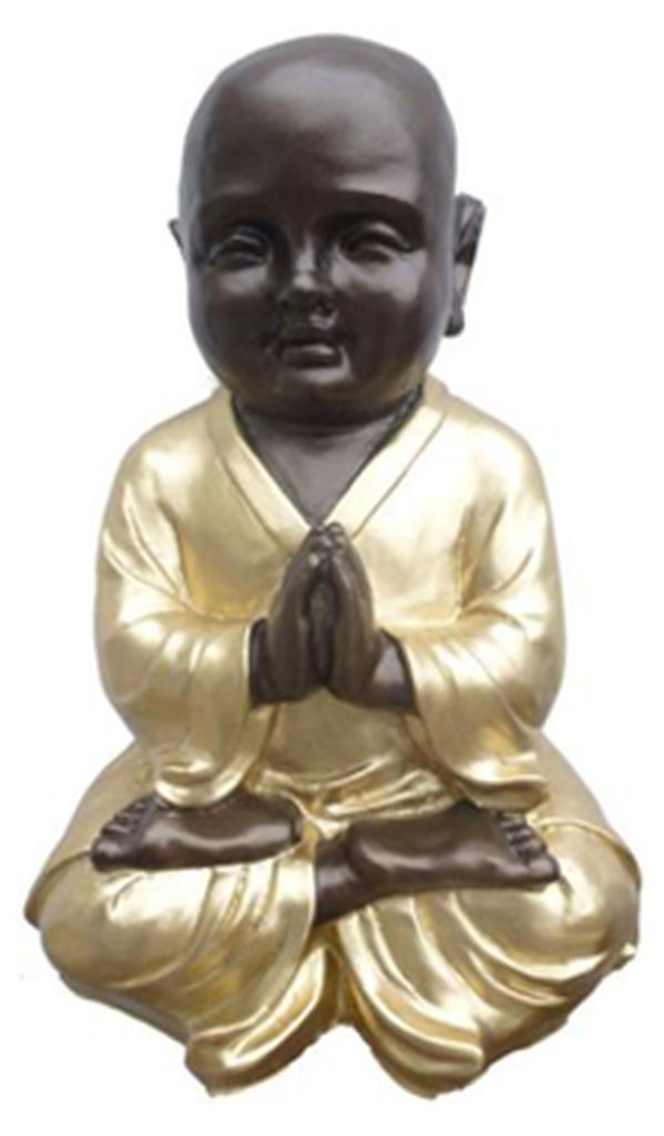 Deko Figur Statue Skulptur 39 cm Figuren Statuen Skulpturen Buddha Garten (B39)
