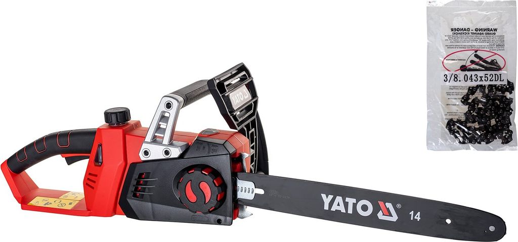 Yato YT-82813 Kettensäge 4500 RPM Schwarz, Rot Produktbild 