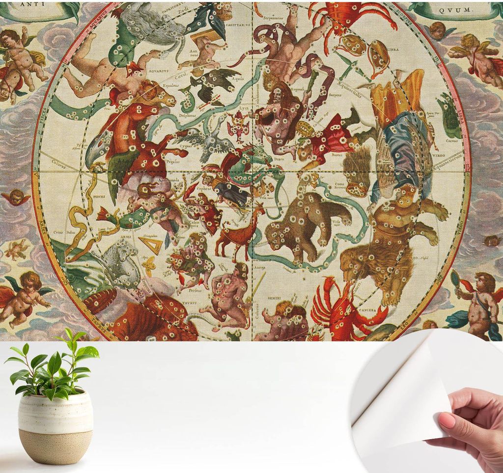 Fototapete selbstklebend - 104x70 cm - Tapete - Wandtapete - Wandbilder - Klebefolie - Dekofolie - Tapete Folie - Wand - Dekoration - Wohnzimmer - ...