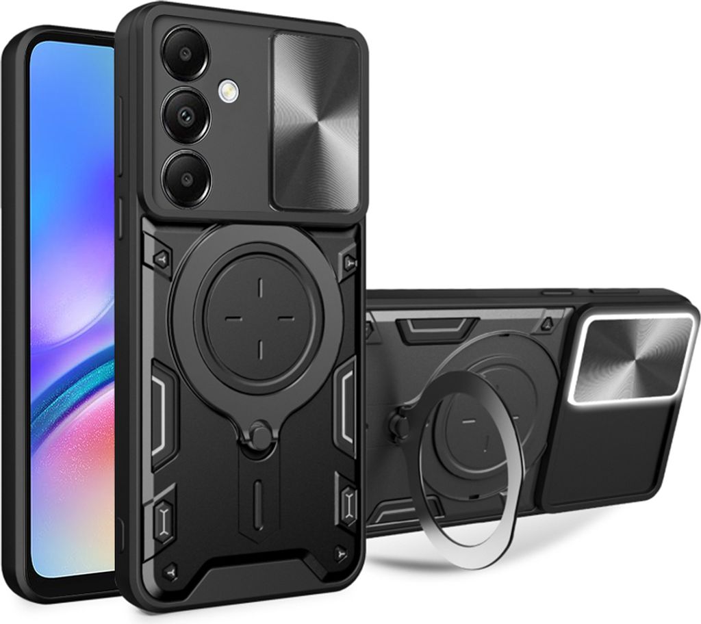 Techsuit CamGuard Pro Back Cover Hülle für Samsung Galaxy A05s - Schwarz