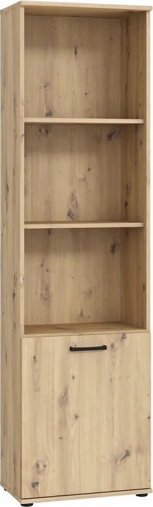 Bücherregal NIKO NIKR71 Regal 50x181x29 cm mit Tür Artisan Eiche