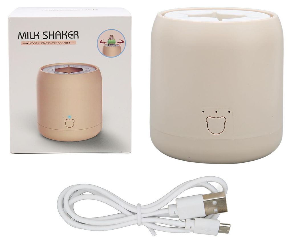 Elektrischer automatischer Babyflaschen-Shaker mit USB-Ladefunktion, freihändige Bedienung, beugt Blähungen vor, ideal zum Mischen von Babyflaschen