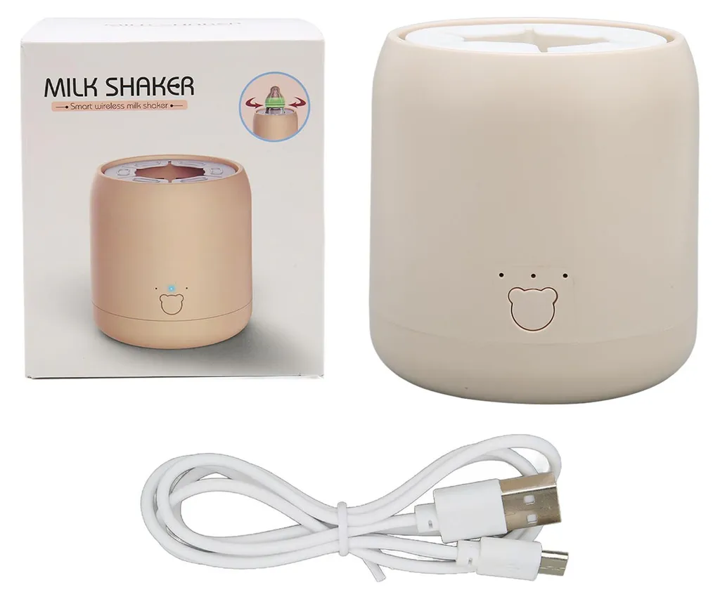 Agitateur de biberon USB sans fil avec fonction mélange anti-coliques
