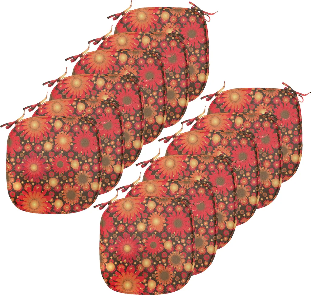 Cuscini Sedie 40x40 Set 12 Abakuhaus Impermeabili Gerbera Art