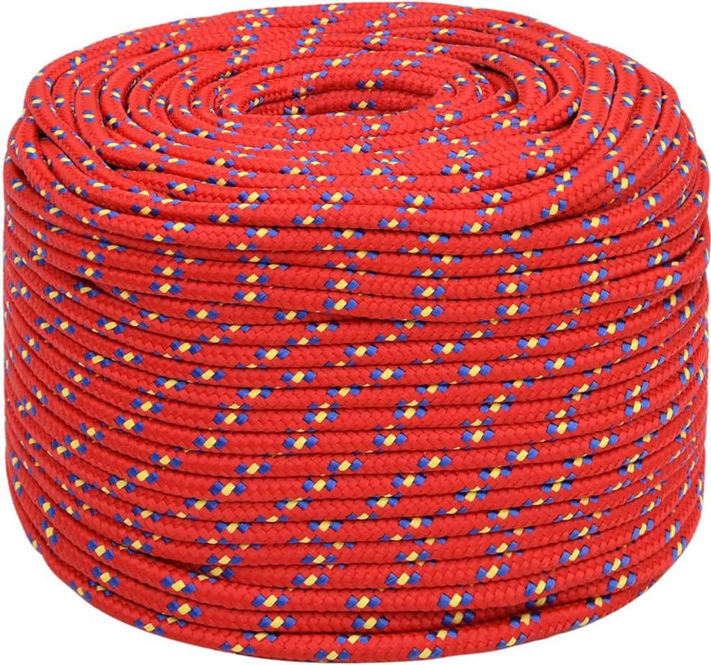 vidaXL Lodná plachta Rot 8 mm 25 m Polypropylén Obrázok produktu 