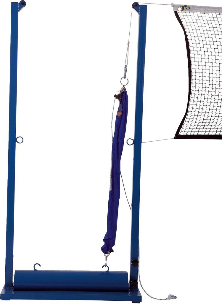 Sport-Thieme Spielpfosten für Mehrfahrspielfelder, rollbar, Mit Flaschenzugsystem