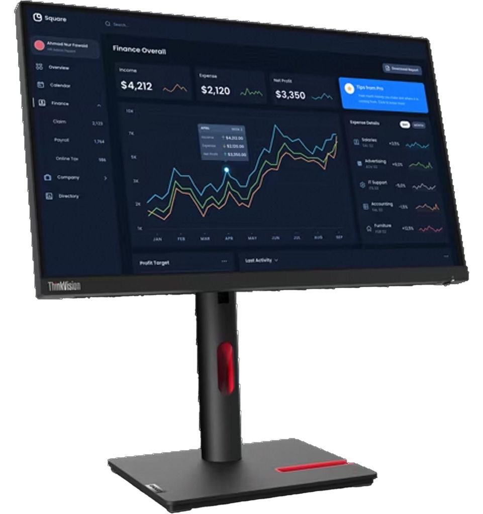Monitor, Lenovo ThinkVision T22i-30 21.5" FHD IPS, 16:9, Obrázok produktu 