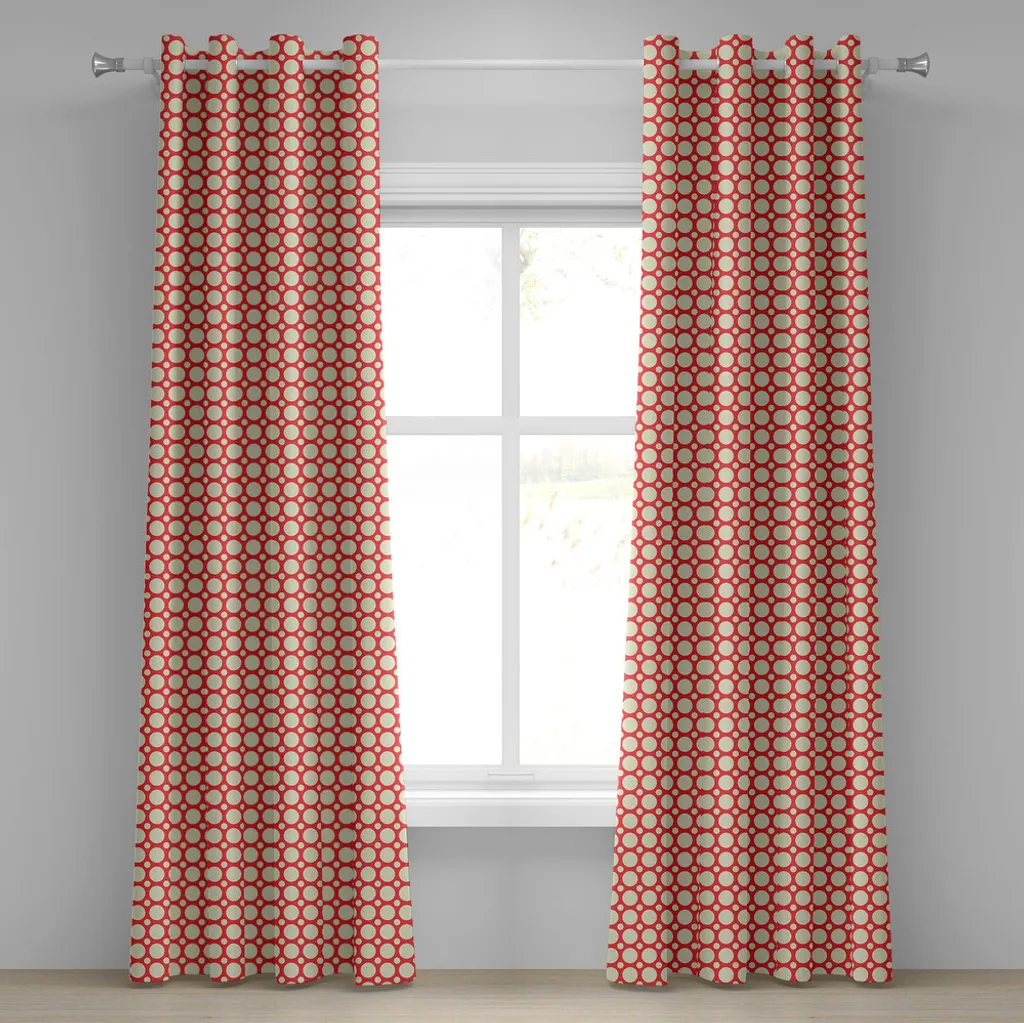 Rideaux salon motif géométrique 280x175 cm pour déco moderne vive