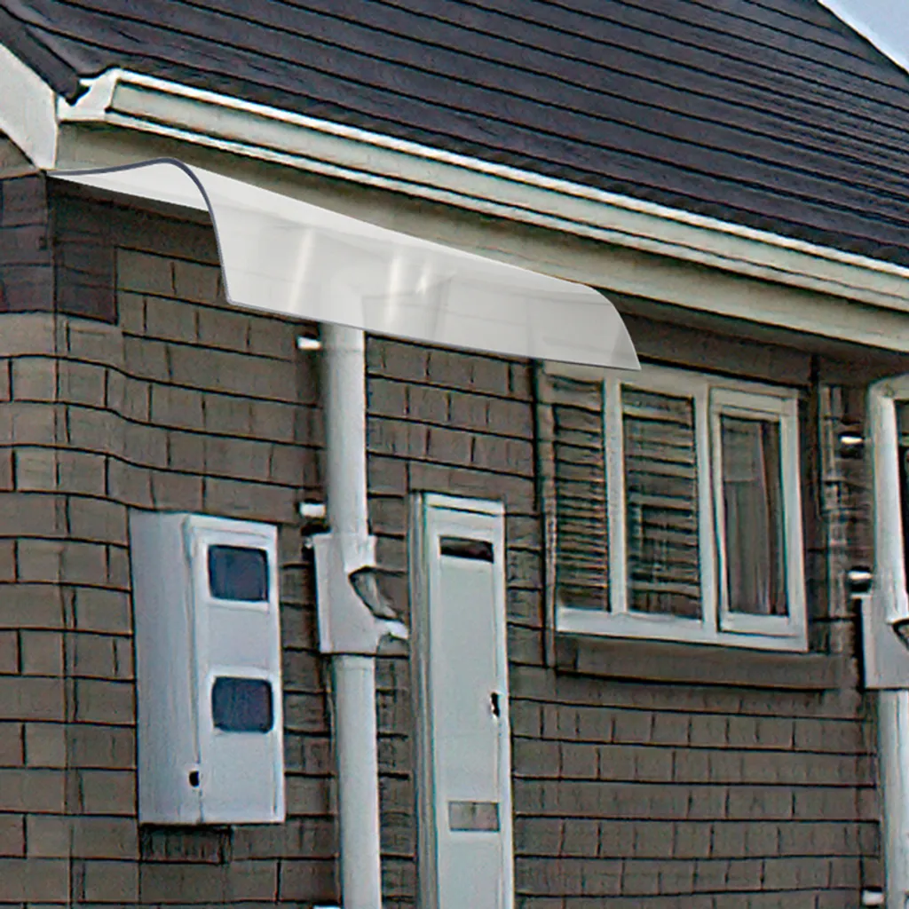 Fiqops baldacchino nuovo di zecca in plexiglass e finestra baldacchino porta 40 * 80cm