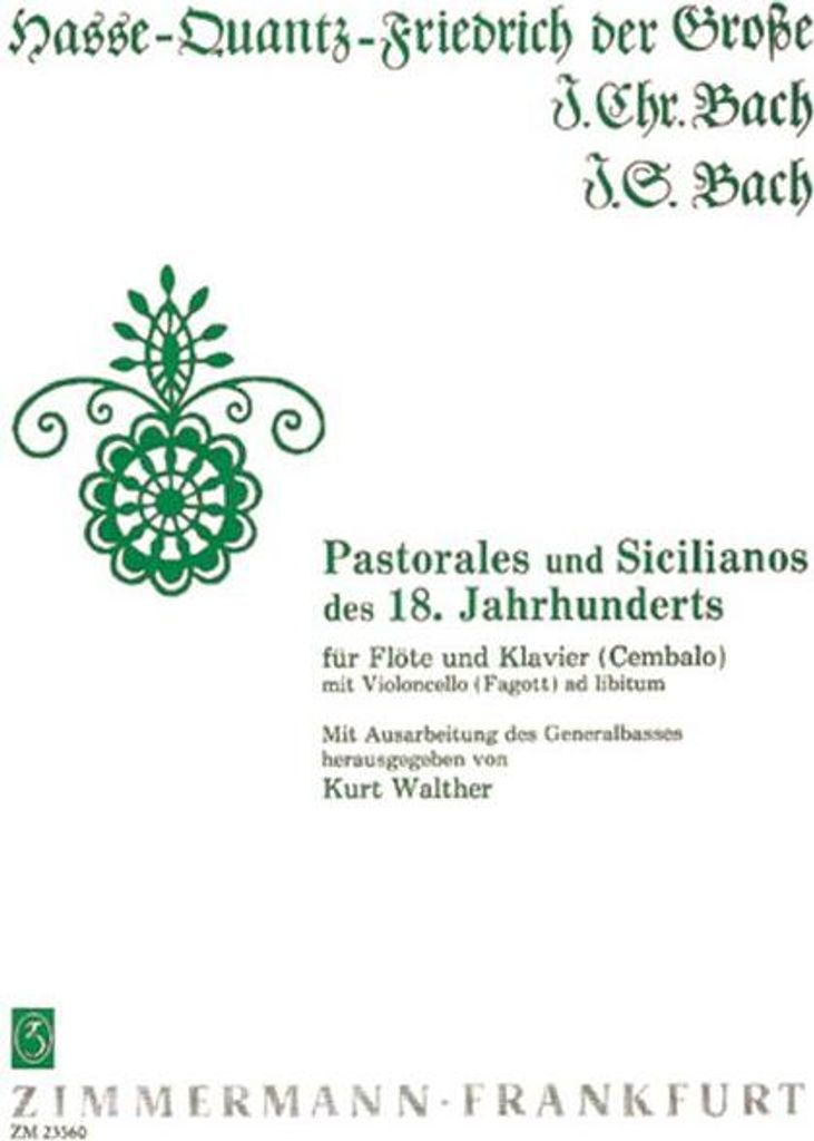 Pastorales und Sicilianos des 18. Jahrhunderts