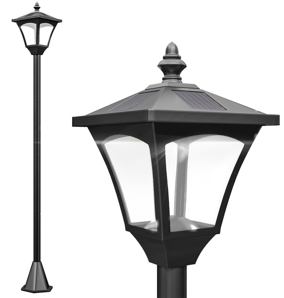 Outsunny Solar Laterne Gartenlaterne Gartenleuchte mit LED Produktbild 