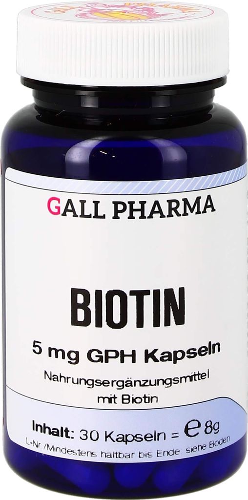 BIOTIN 5 mg GPH Kapseln, 30 St KAP